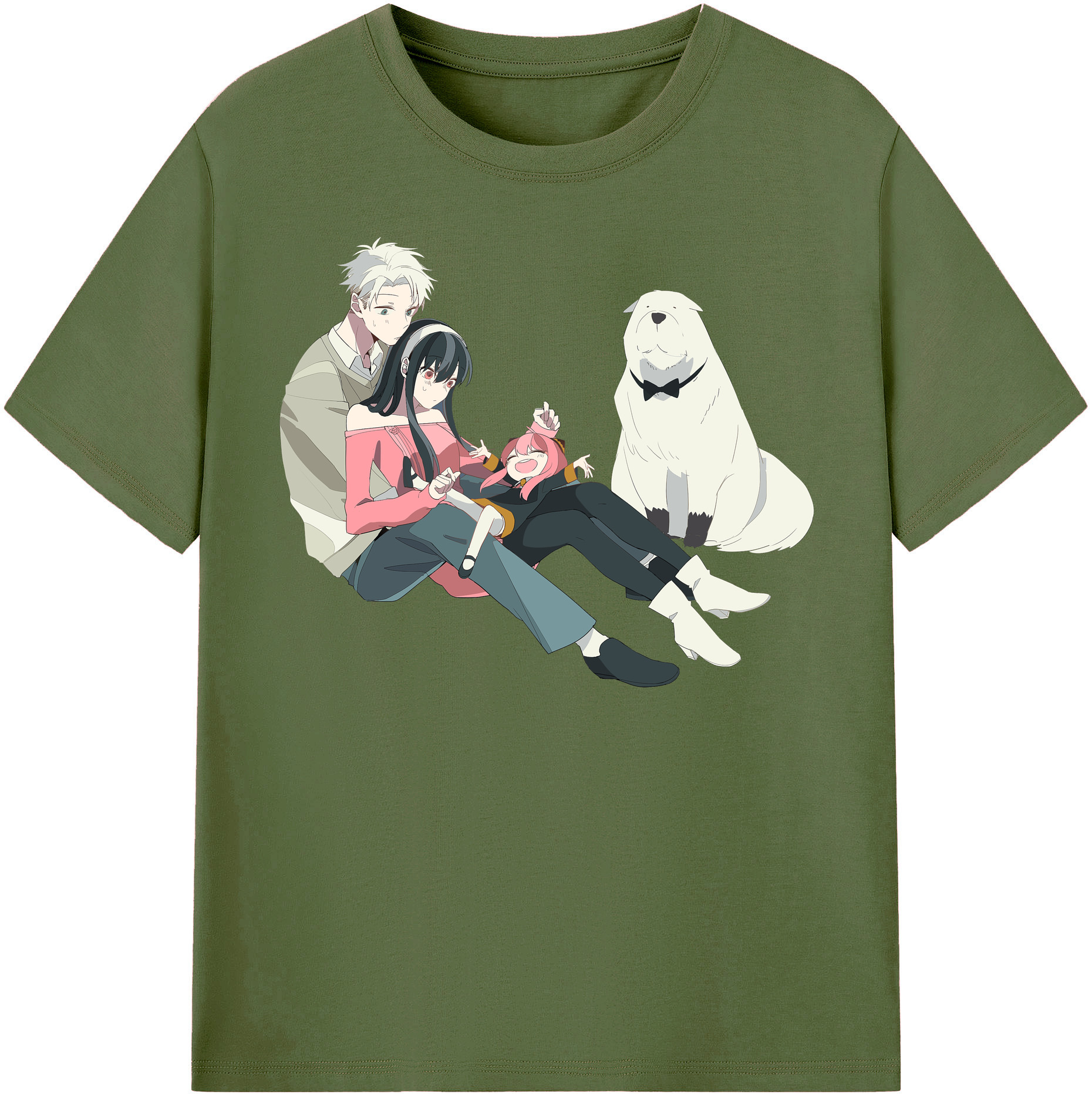 （画像用） SPY×FAMILY间谍家家酒 綿100％半袖Tシャツ（フロントプリント）